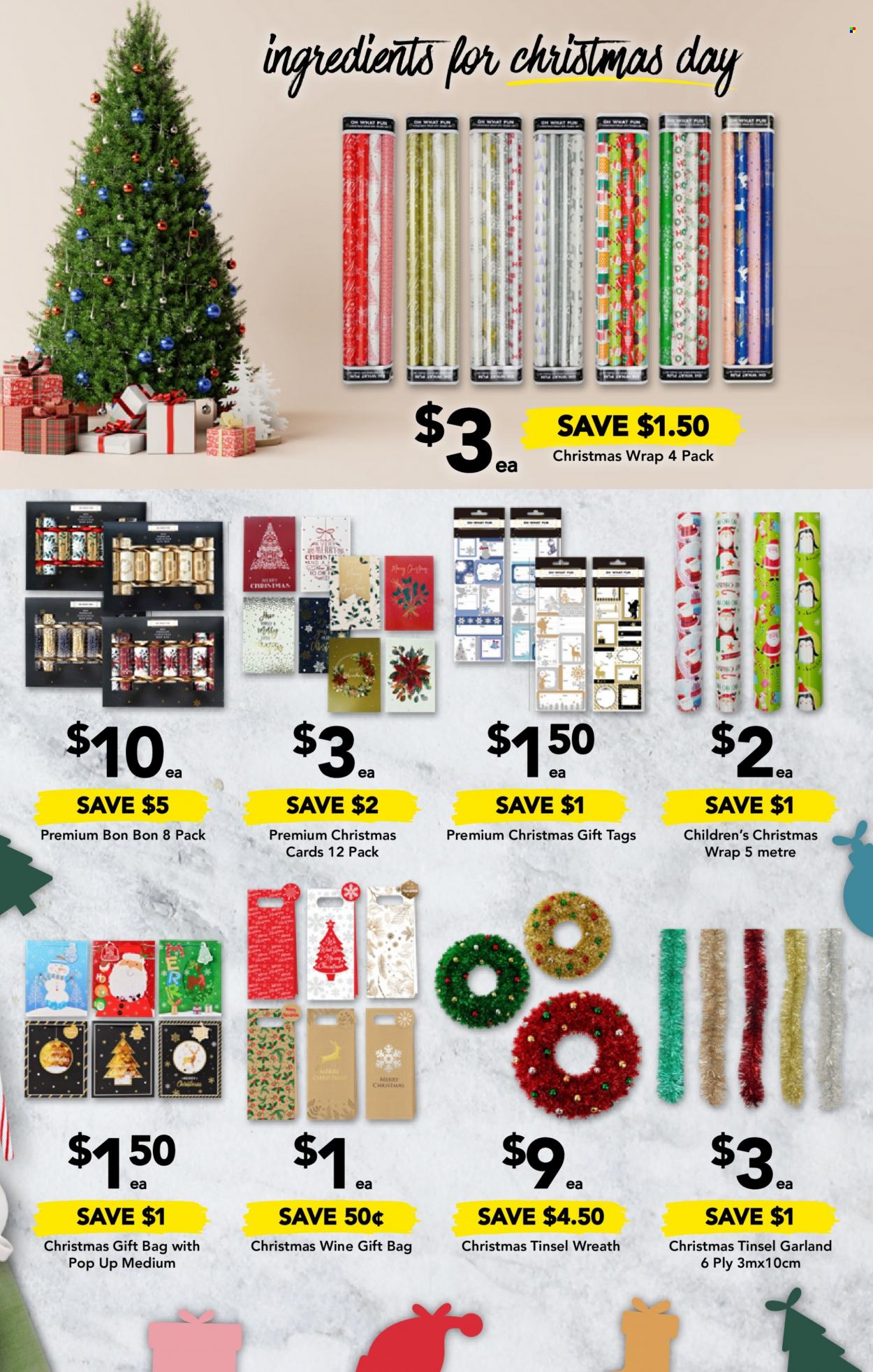 thumbnail - Drakes Catalogue - 23 Nov 2022 - 29 Nov 2022 - Sales products - wine, christmas wrap, gift bag. Page 28.