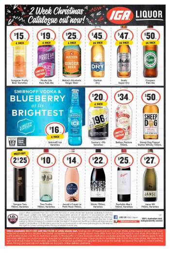 IGA LIQUOR Catalogue - 23 Nov 2022 - 29 Nov 2022.