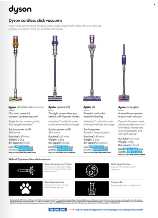 thumbnail - The Good Guys Catalogue - 27 Oct 2022 - 30 Nov 2022 - Sales products - omni, Dyson. Page 13.