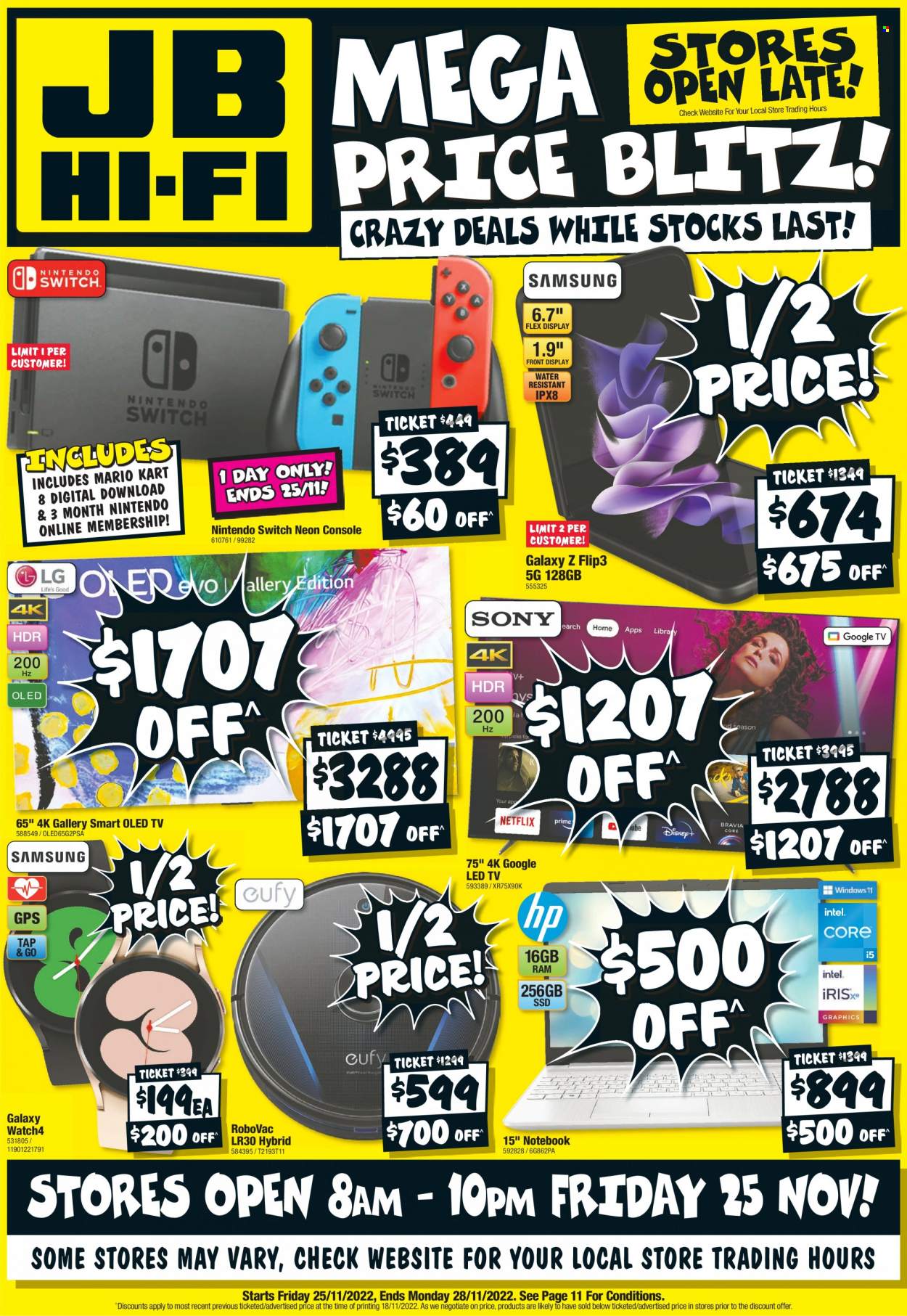 JB Hi-Fi catalogue - 25 Nov 2022 - 28 Nov 2022. Page 1