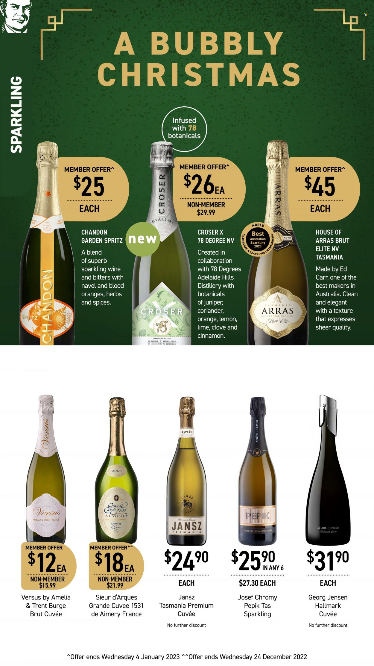 thumbnail - Dan Murphy's Catalogue - 1 Dec 2022 - 14 Dec 2022 - Sales products - sparkling wine, wine, Cuvée. Page 7.