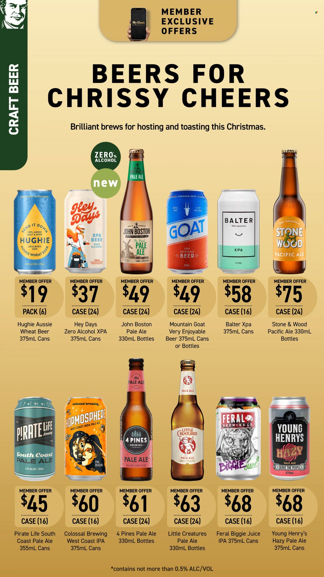 thumbnail - Dan Murphy's Catalogue - 1 Dec 2022 - 14 Dec 2022 - Sales products - alcohol, beer, IPA, pacific ale. Page 47.