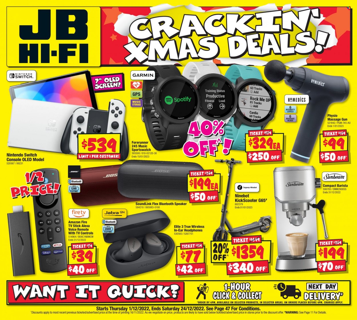 JB Hi-Fi catalogue - 1 Dec 2022 - 24 Dec 2022. Page 1