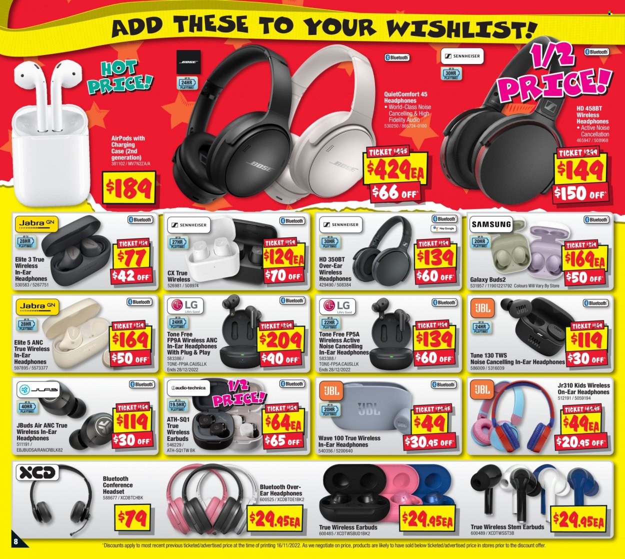JB Hi-Fi catalogue - 1 Dec 2022 - 24 Dec 2022. Page 8