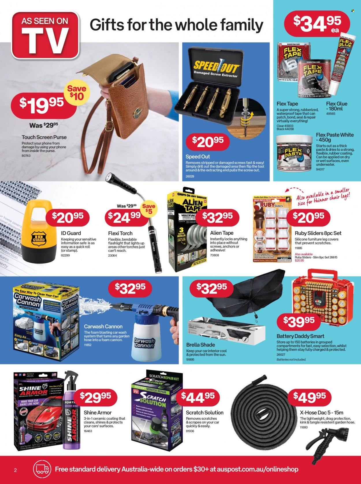 thumbnail - Australia Post Catalogue - 5 Dec 2022 - 24 Dec 2022 - Sales products - flex glue, glue, eraser. Page 2.