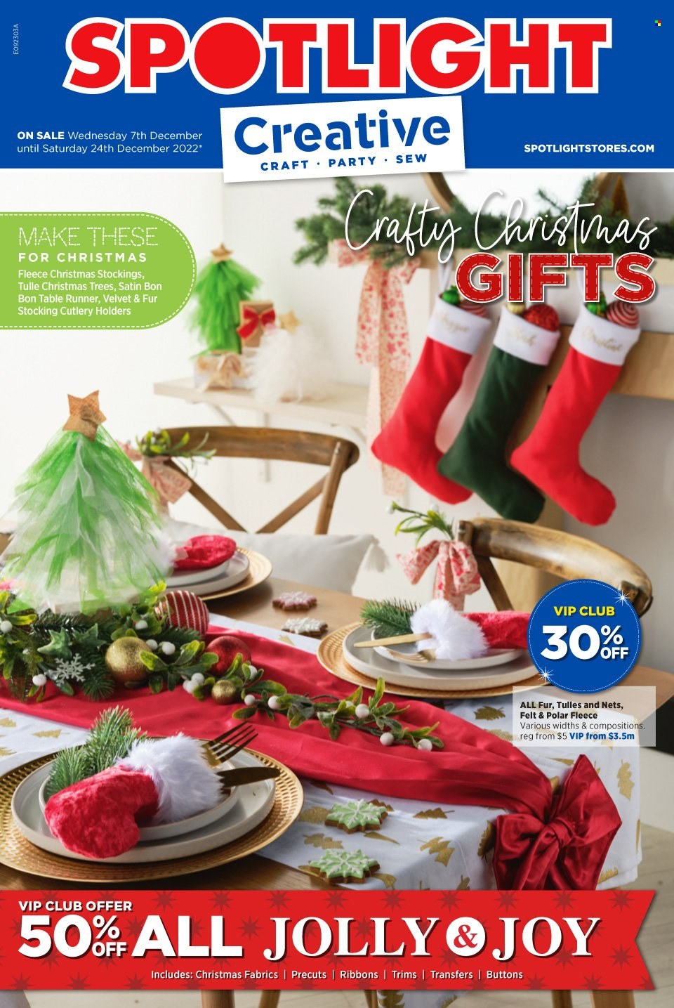 Spotlight catalogue - 7 Dec 2022 - 24 Dec 2022. Page 1