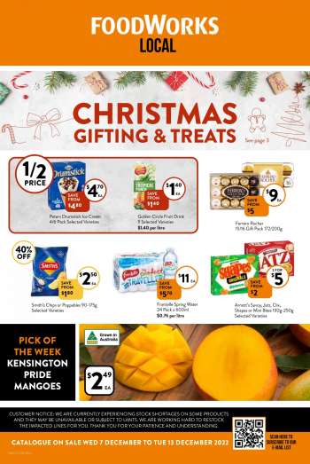 Foodworks Catalogue - 7 Dec 2022 - 13 Dec 2022.