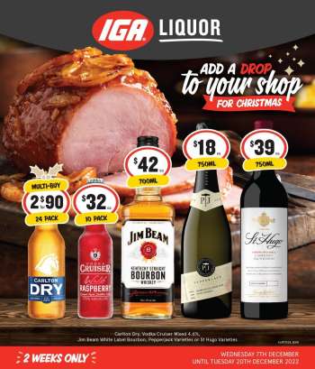 IGA LIQUOR Catalogue - 7 Dec 2022 - 20 Dec 2022.