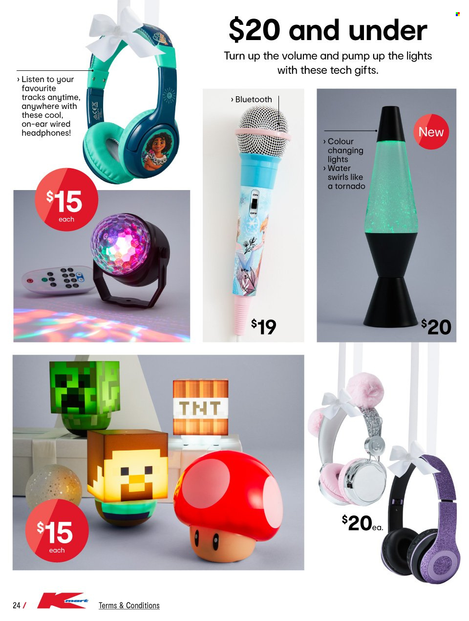 thumbnail - Kmart Catalogue - 8 Dec 2022 - 24 Dec 2022 - Sales products - headphones. Page 24.