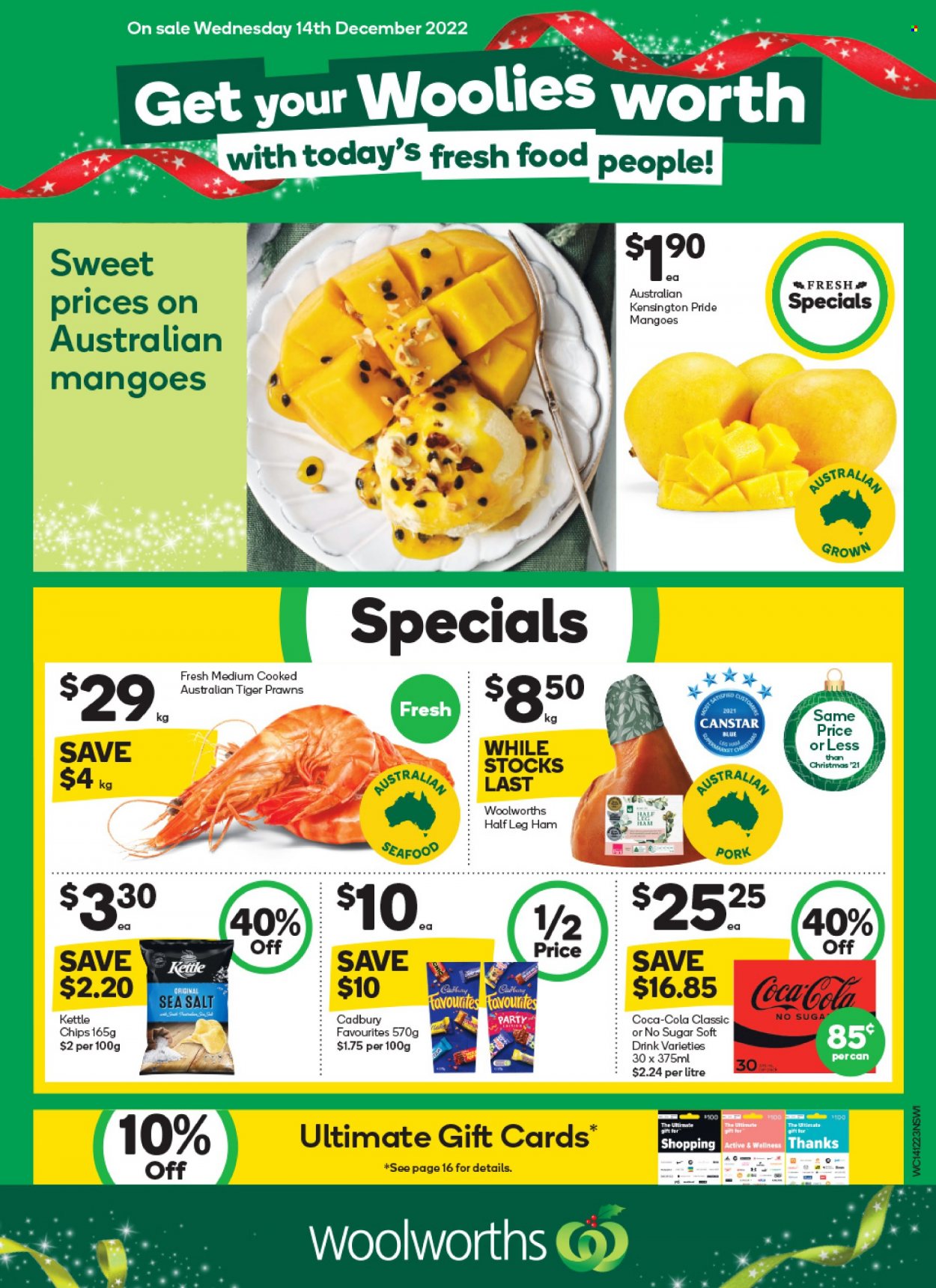 Woolworths catalogue - 14 Dec 2022 - 20 Dec 2022. Page 1
