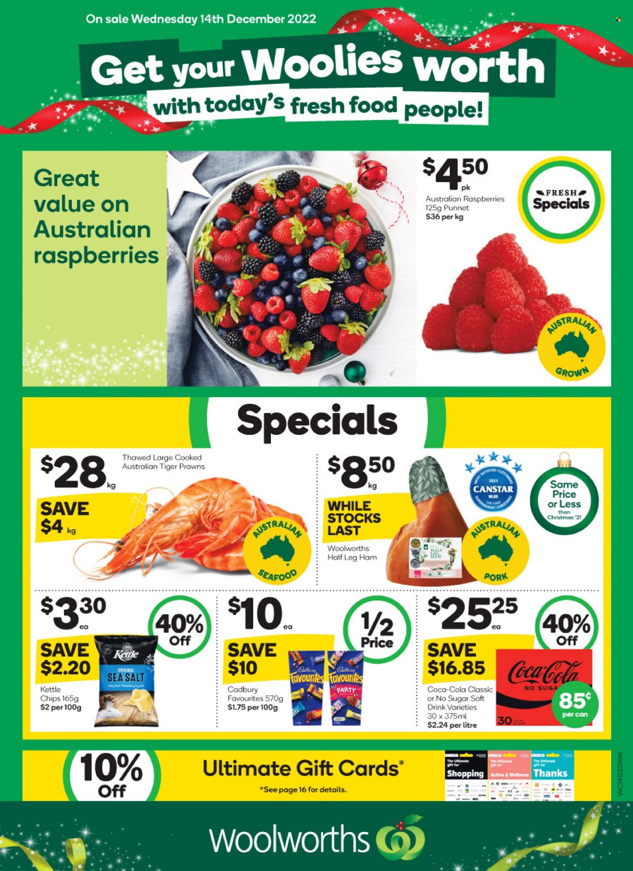 Woolworths catalogue - 14 Dec 2022 - 20 Dec 2022. Page 1