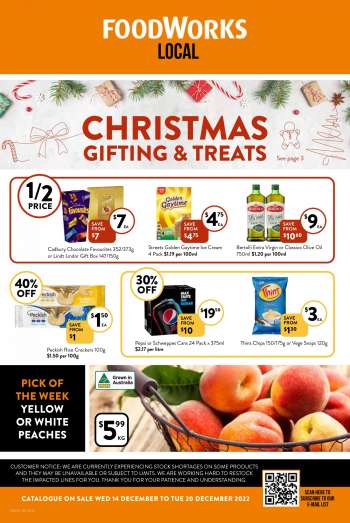 Foodworks Catalogue - 14 Dec 2022 - 20 Dec 2022.