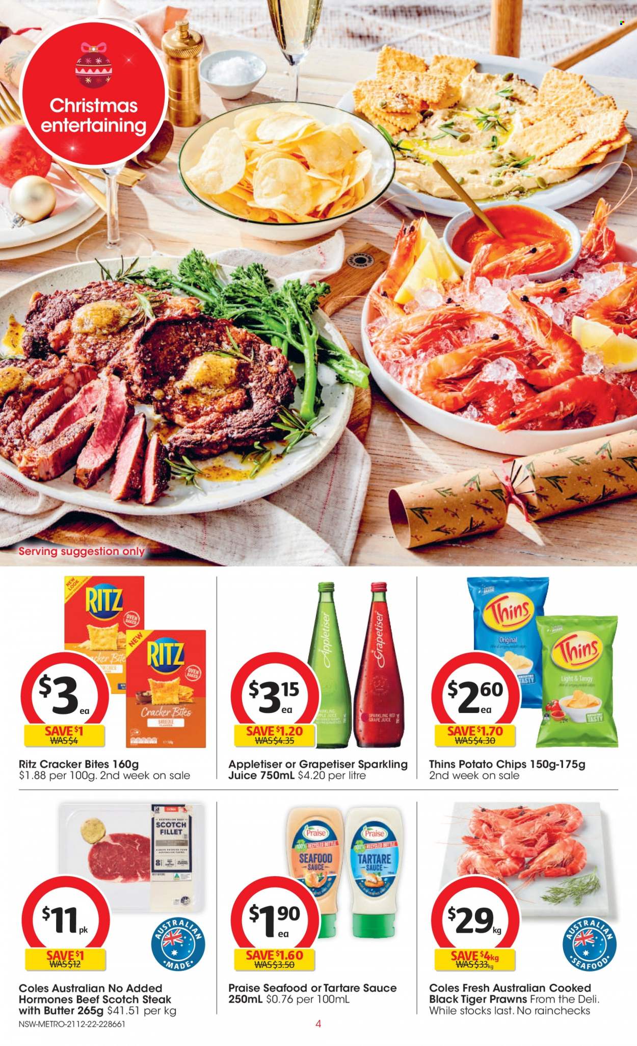 Coles catalogue - 21 Dec 2022 - 27 Dec 2022. Page 4