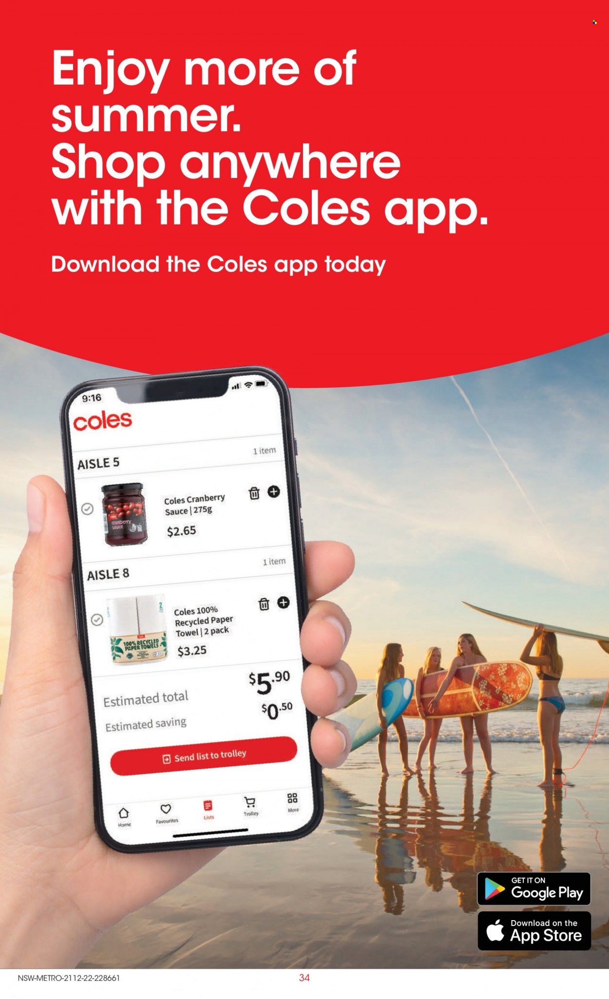 Coles catalogue - 21 Dec 2022 - 27 Dec 2022. Page 34