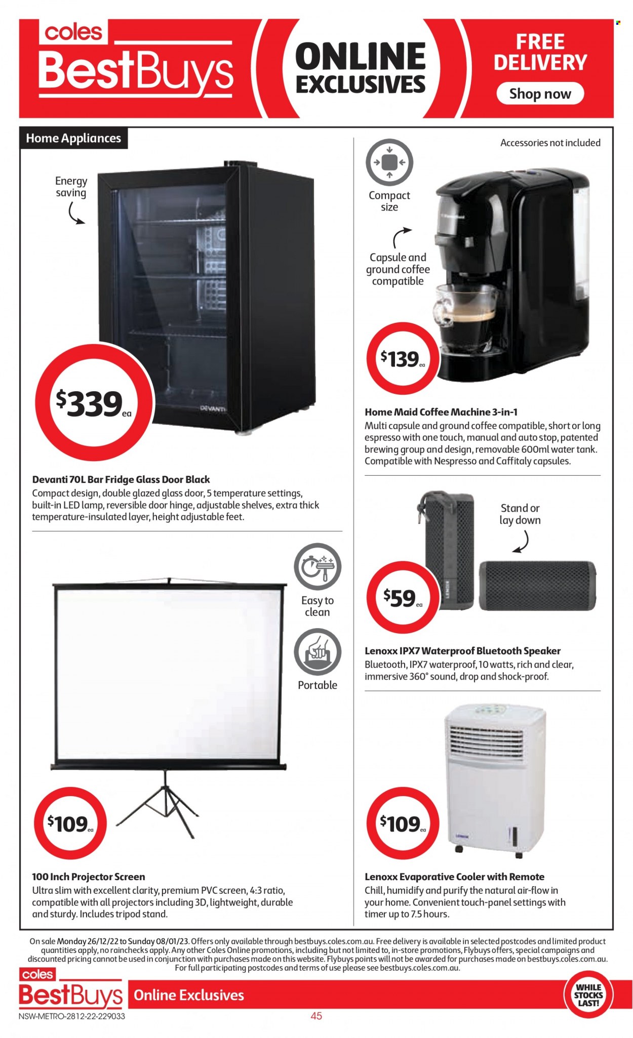 Coles catalogue - 28 Dec 2022 - 3 Jan 2023. Page 45