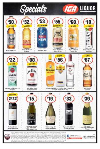 IGA LIQUOR Catalogue - 28 Dec 2022 - 3 Jan 2023.