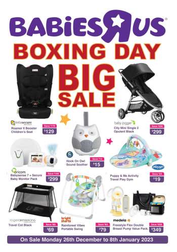 Babies'R'Us catalogue - Boxing Day Sale