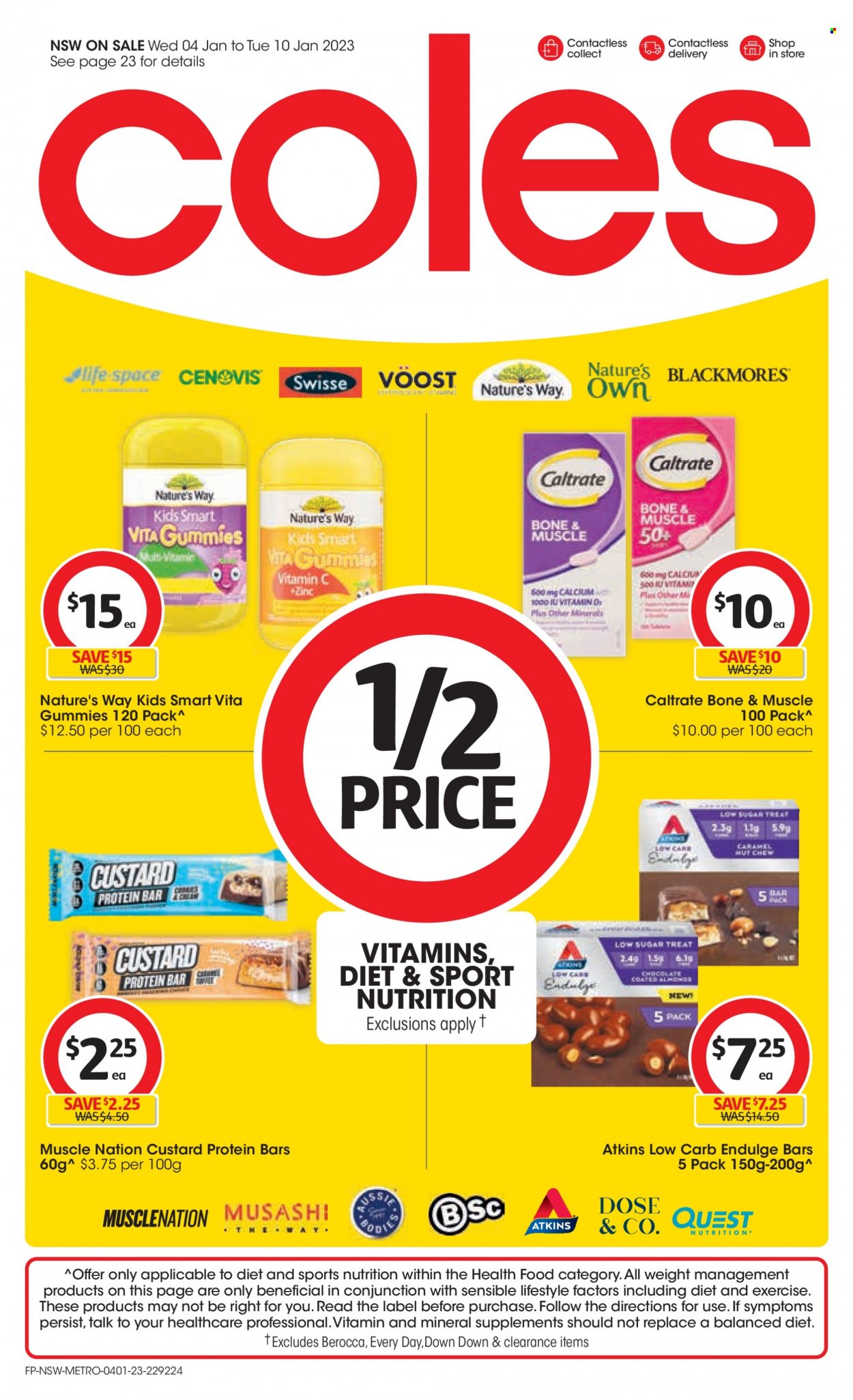 Coles catalogue - 4 Jan 2023 - 10 Jan 2023. Page 1