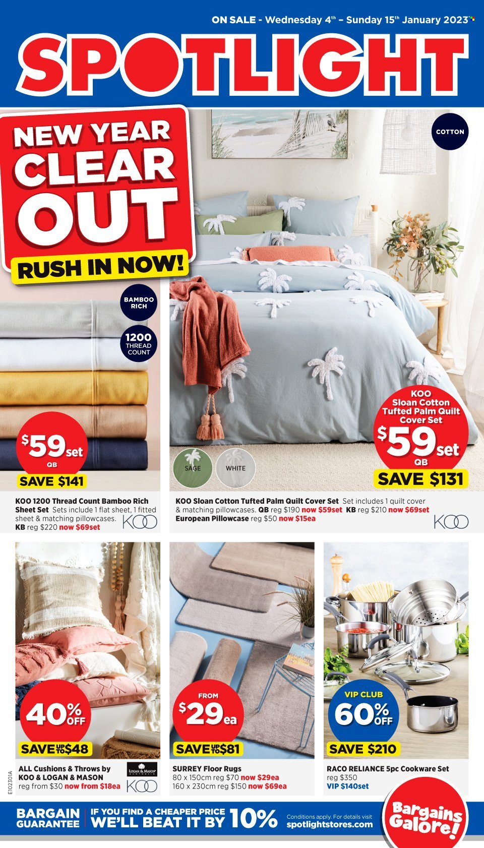 Spotlight catalogue - 4 Jan 2023 - 15 Jan 2023. Page 1