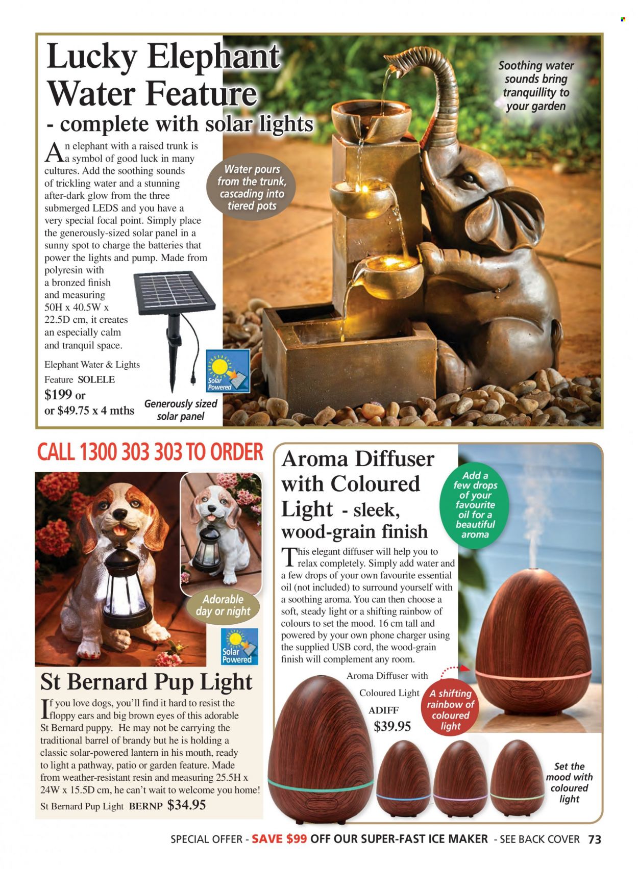 thumbnail - Innovations Catalogue - Sales products - pot, diffuser, light set, lantern. Page 73.