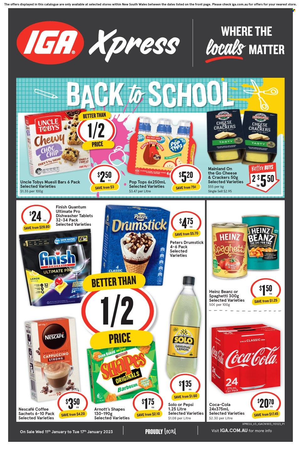 IGA Xpress catalogue - 11 Jan 2023 - 17 Jan 2023. Page 1