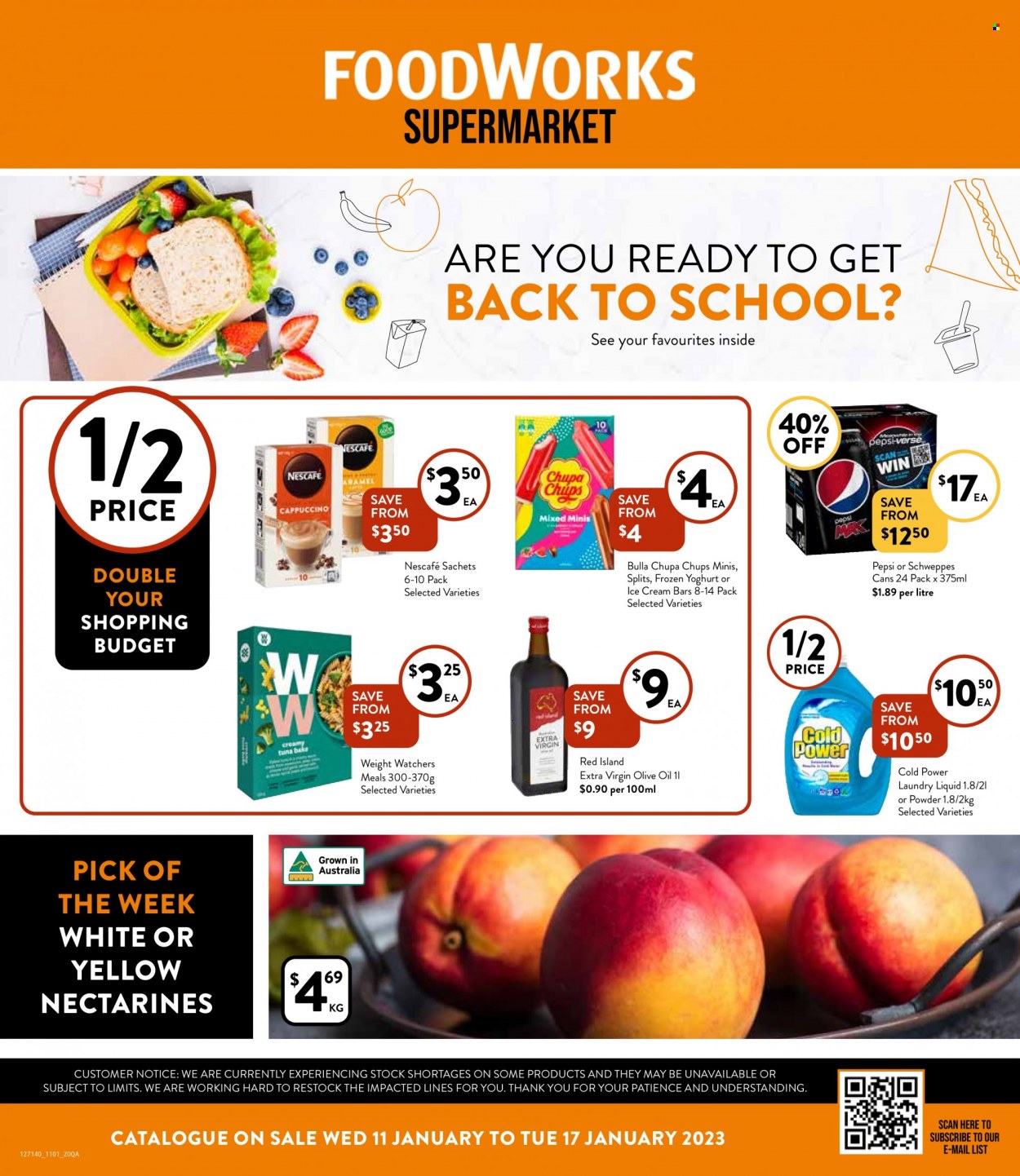 Foodworks catalogue - 11 Jan 2023 - 17 Jan 2023. Page 1