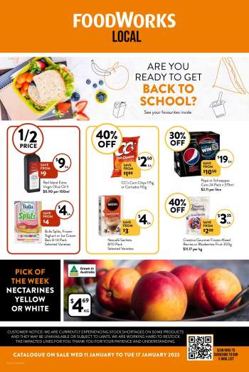Foodworks Catalogue - 11 Jan 2023 - 17 Jan 2023.