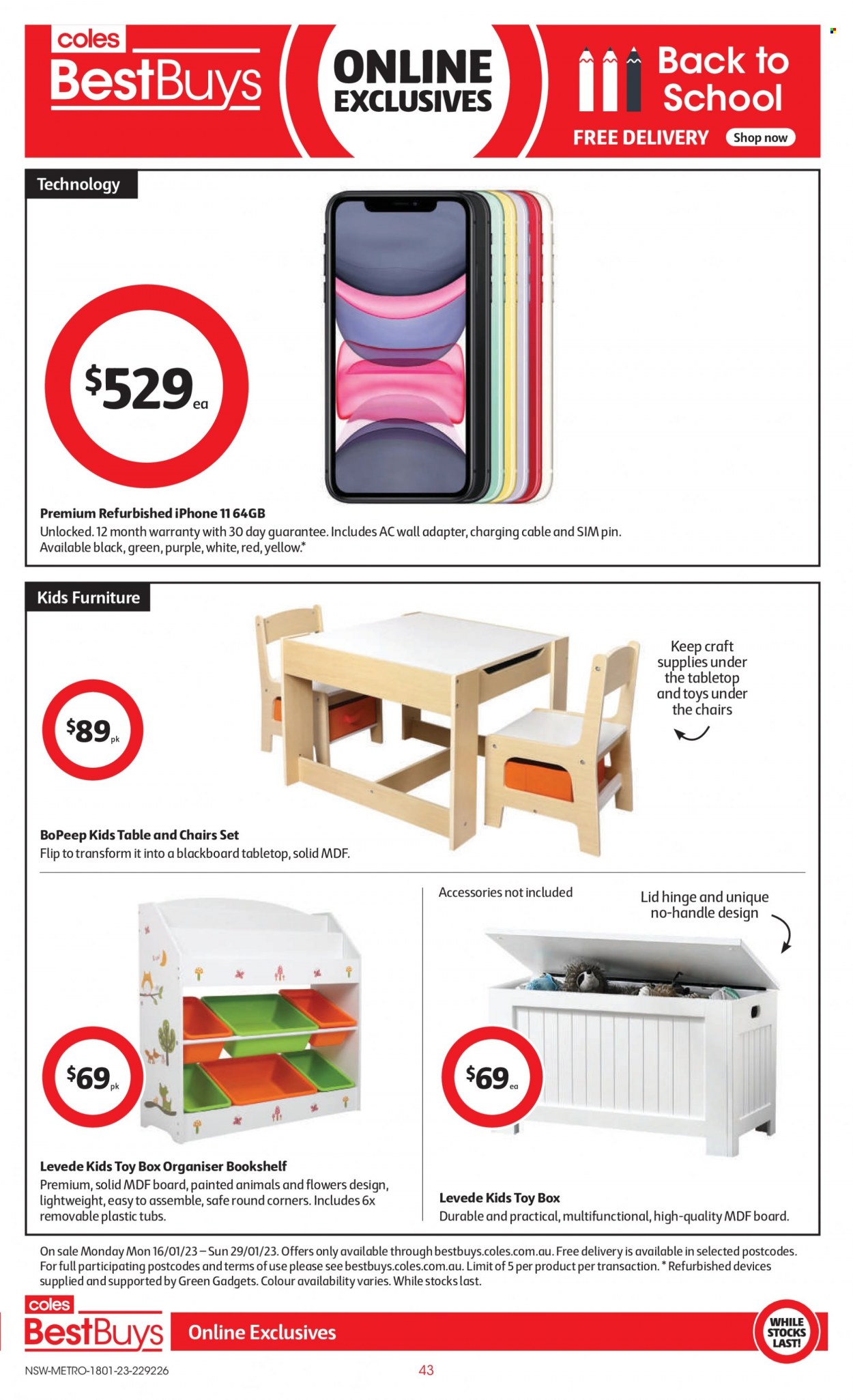 Coles catalogue - 18 Jan 2023 - 24 Jan 2023. Page 43