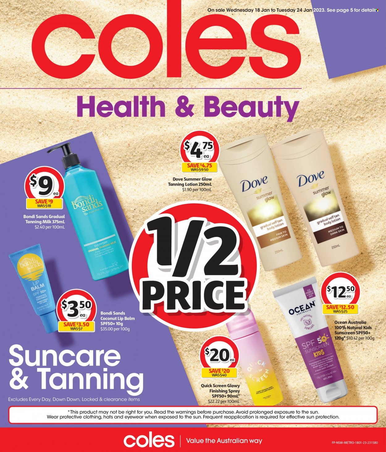 Coles catalogue - 18 Jan 2023 - 24 Jan 2023. Page 1