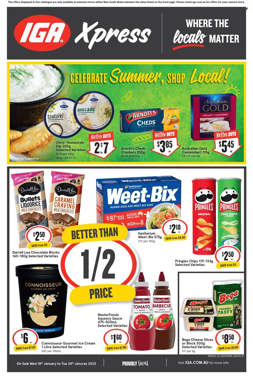 IGA Xpress catalogue - 18 Jan 2023 - 24 Jan 2023. Page 1