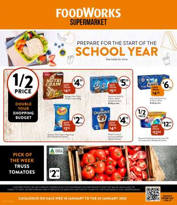 Foodworks Catalogue - 18 Jan 2023 - 24 Jan 2023.
