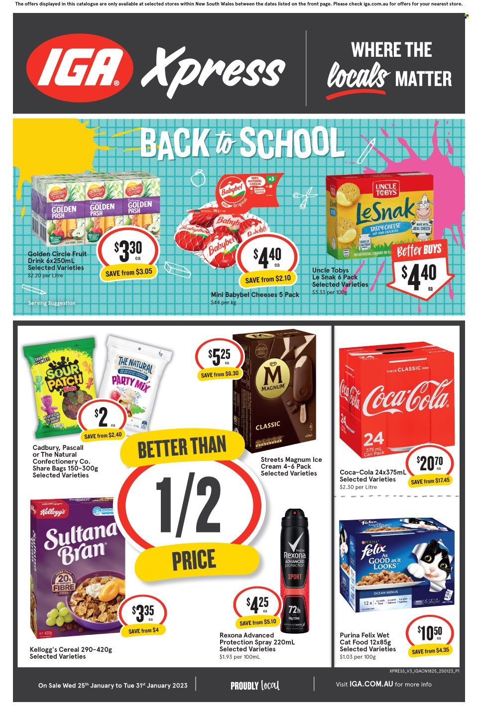 IGA Xpress catalogue - 25 Jan 2023 - 31 Jan 2023. Page 1