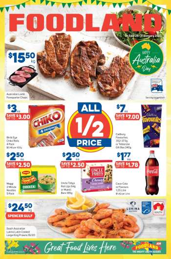 Foodland Catalogue - 25 Jan 2023 - 31 Jan 2023.