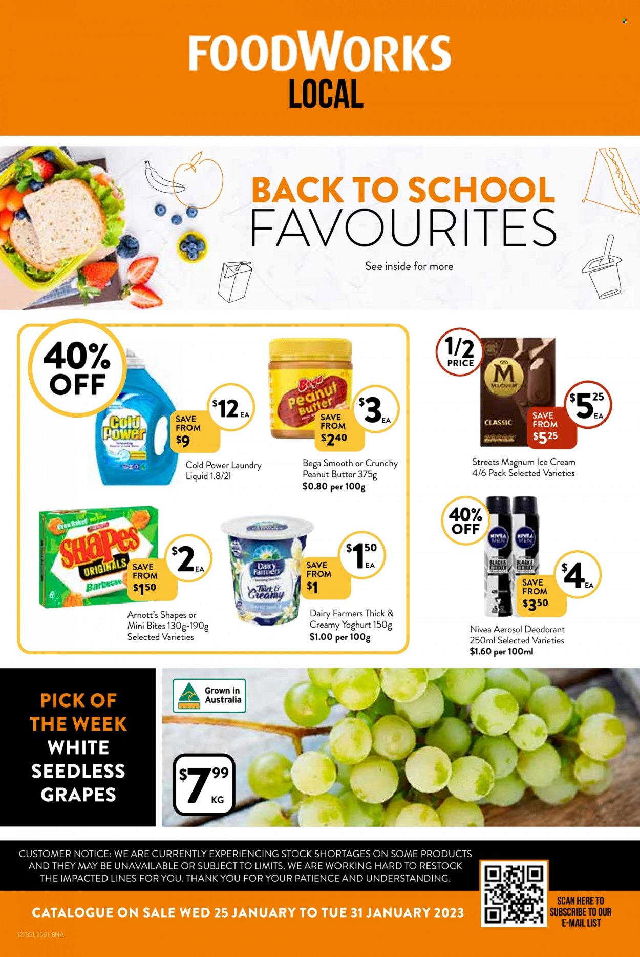 Foodworks catalogue - 25 Jan 2023 - 31 Jan 2023. Page 1