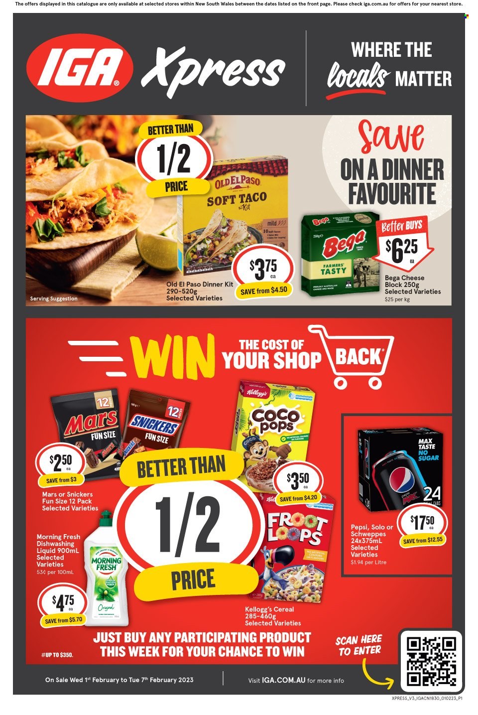 IGA Xpress catalogue - 1 Feb 2023 - 7 Feb 2023. Page 1