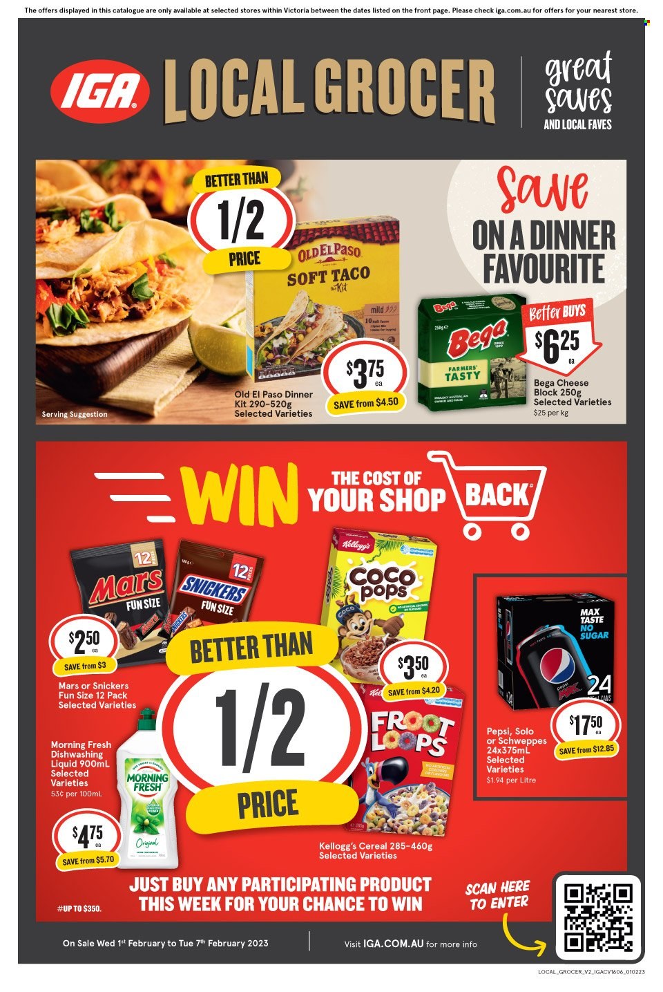 IGA Xpress catalogue - 1 Feb 2023 - 7 Feb 2023. Page 1