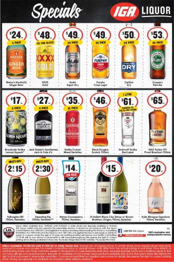 IGA LIQUOR Catalogue - 15 Feb 2023 - 21 Feb 2023.