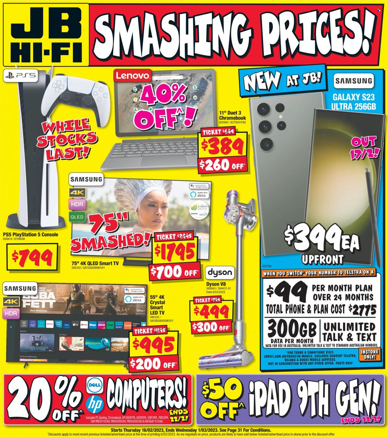 JB Hi-Fi catalogue - 16 Feb 2023 - 1 Mar 2023. Page 1
