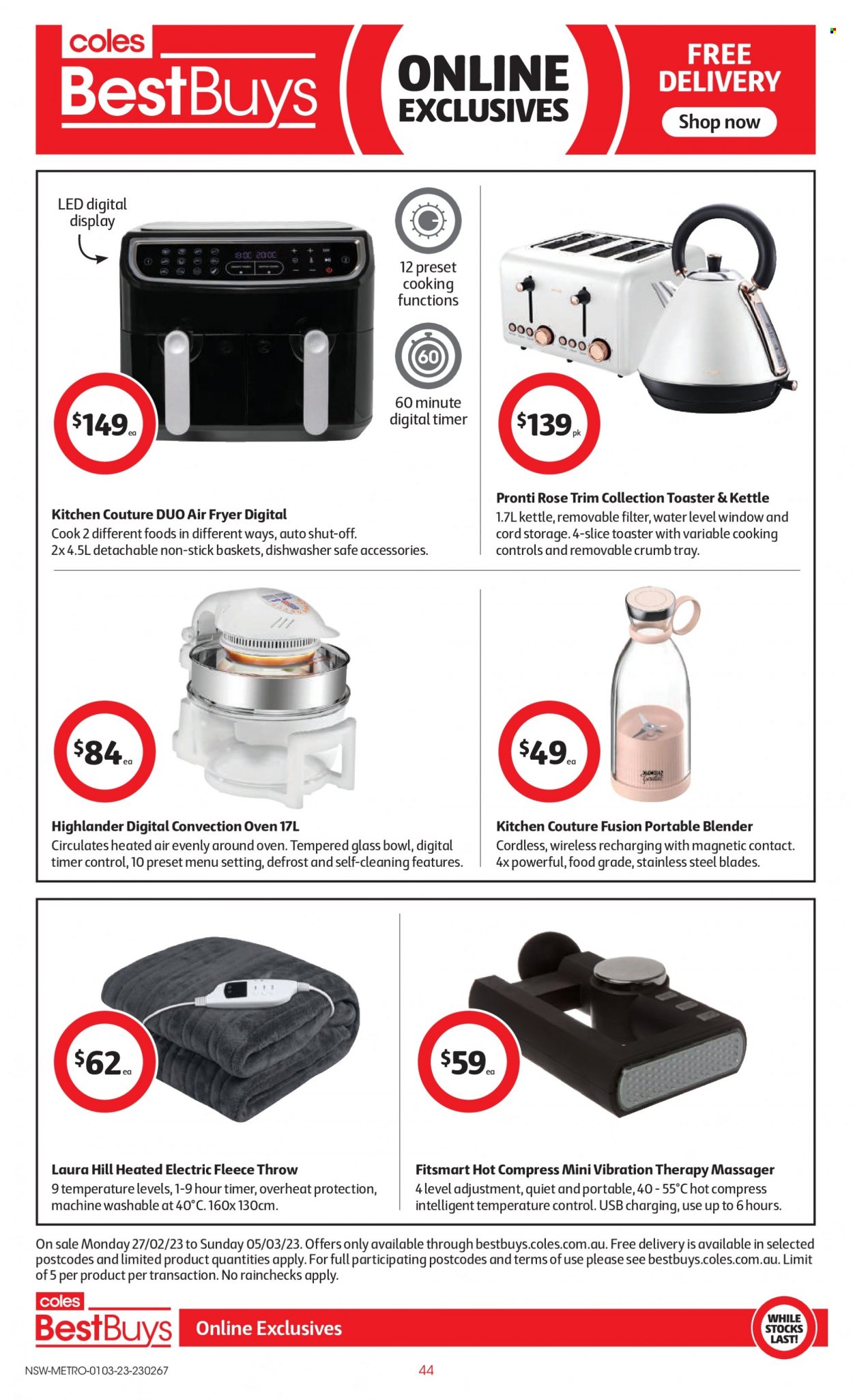 Coles catalogue - 1 Mar 2023 - 7 Mar 2023. Page 44