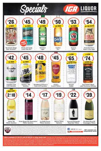 IGA LIQUOR Catalogue - 1 Mar 2023 - 7 Mar 2023.