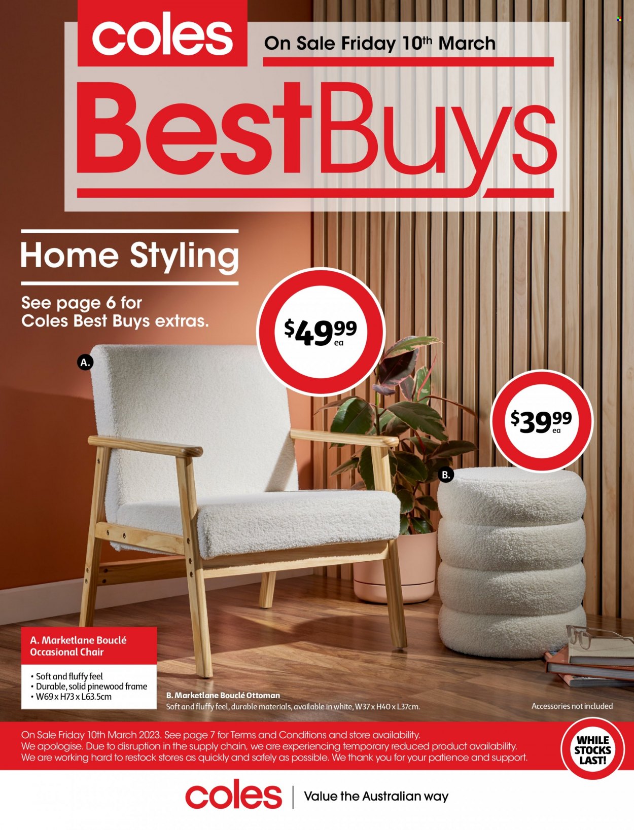 Coles catalogue - 10 Mar 2023 - 16 Mar 2023. Page 1