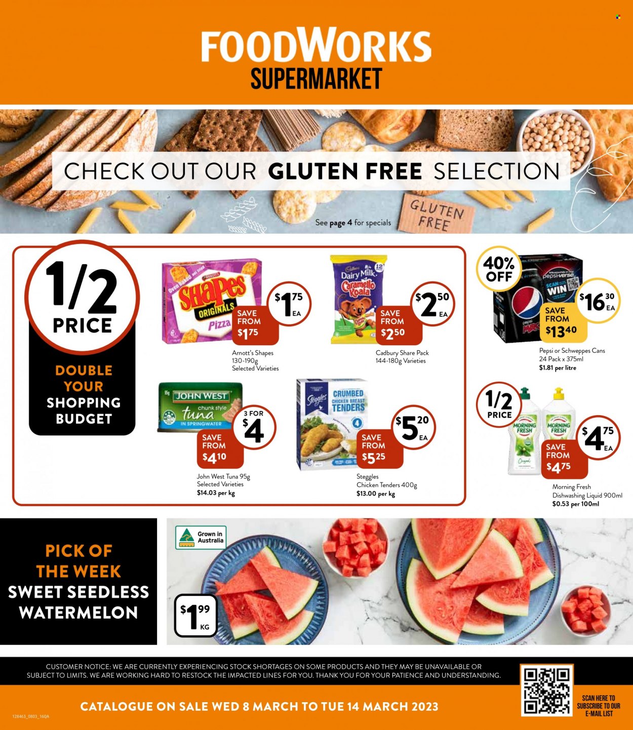 Foodworks catalogue - 8 Mar 2023 - 14 Mar 2023. Page 1