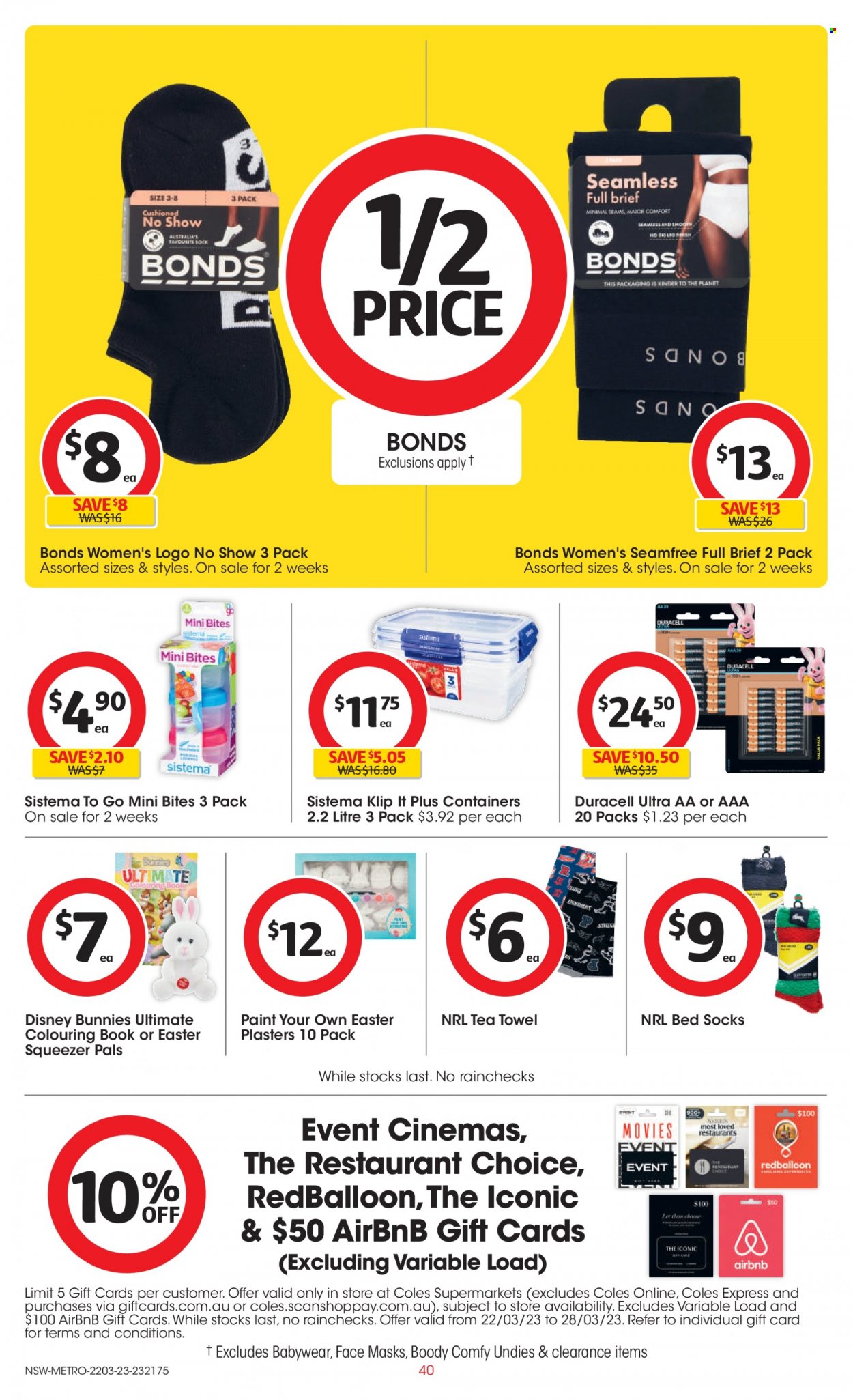 Coles catalogue - 22 Mar 2023 - 28 Mar 2023. Page 40