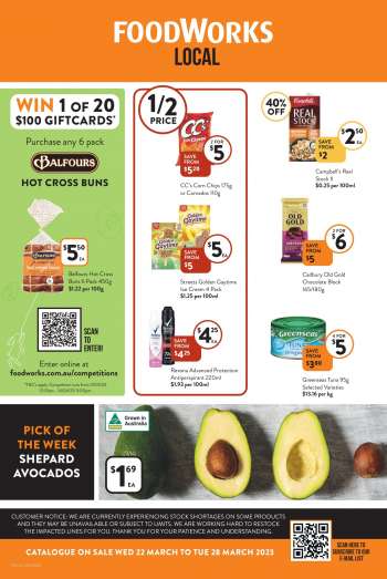 Foodworks Catalogue - 22 Mar 2023 - 28 Mar 2023.