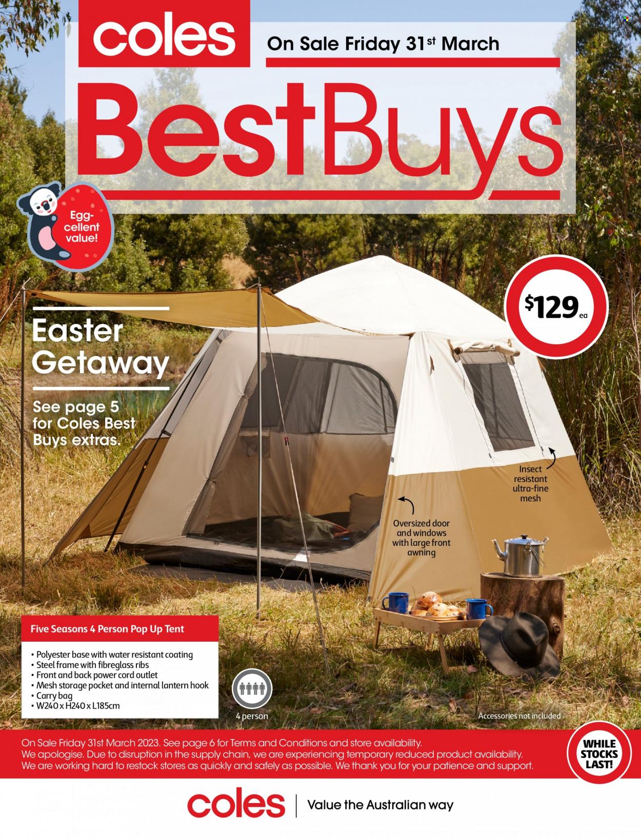 Coles catalogue - 31 Mar 2023 - 13 Apr 2023. Page 1