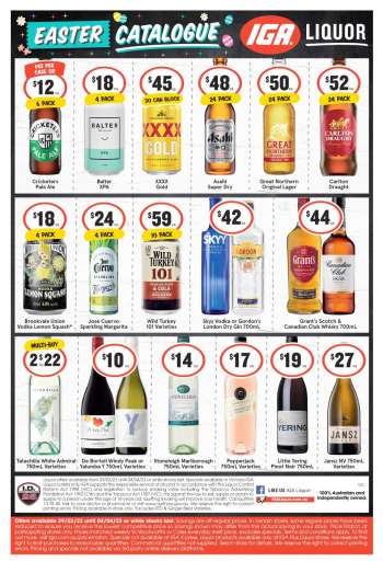 IGA LIQUOR Catalogue - 29 Mar 2023 - 4 Apr 2023.