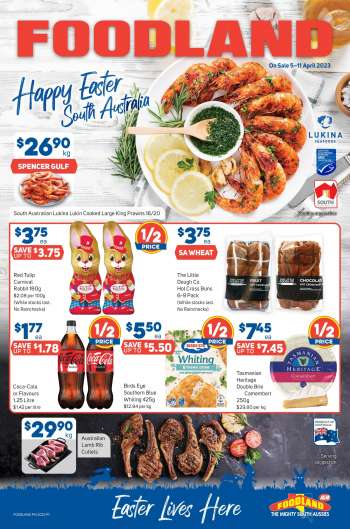 Foodland Catalogue - 5 Apr 2023 - 11 Apr 2023.