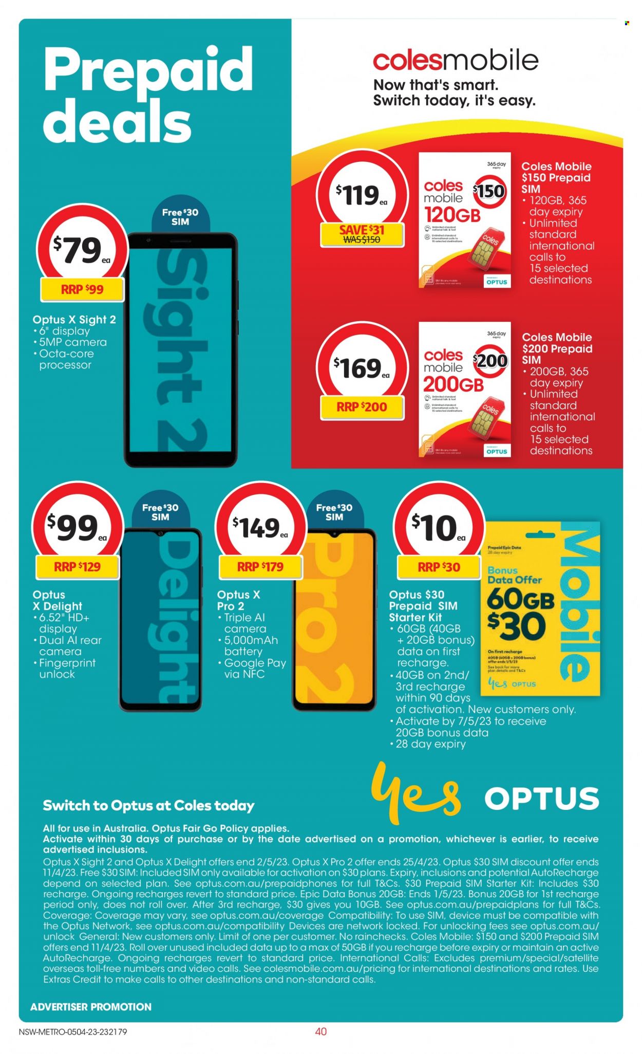 Coles catalogue - 5 Apr 2023 - 11 Apr 2023. Page 40