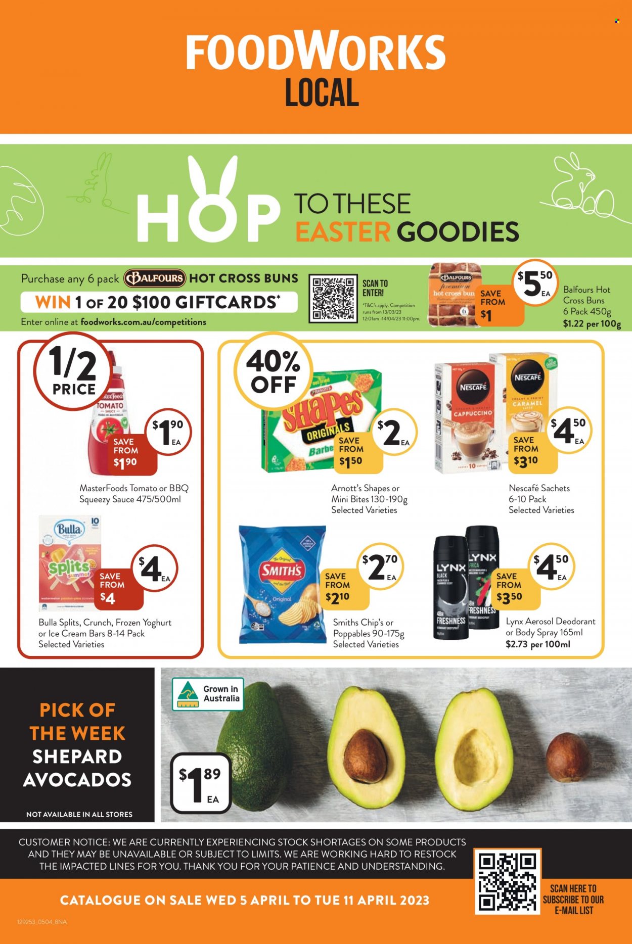 Foodworks catalogue - 5 Apr 2023 - 11 Apr 2023. Page 1