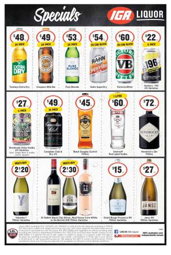 IGA LIQUOR Catalogue - 12 Apr 2023 - 18 Apr 2023.